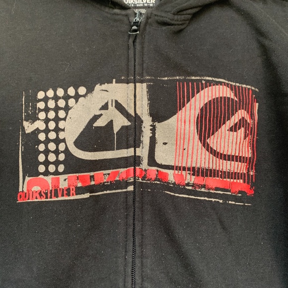 Boys Quiksilver Lightweight Full Zip Hoodie - Picture 3 of 8